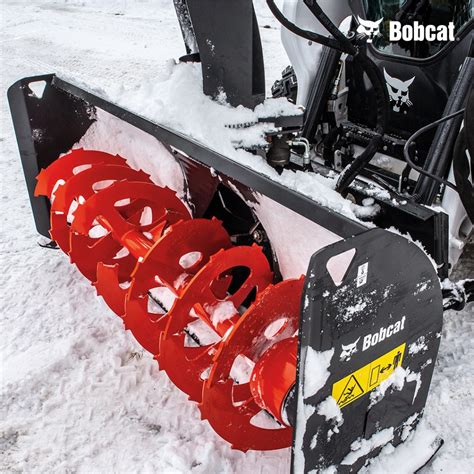 used bobcat skid steer snow blower for sale|snowblower attachment for bobcat.